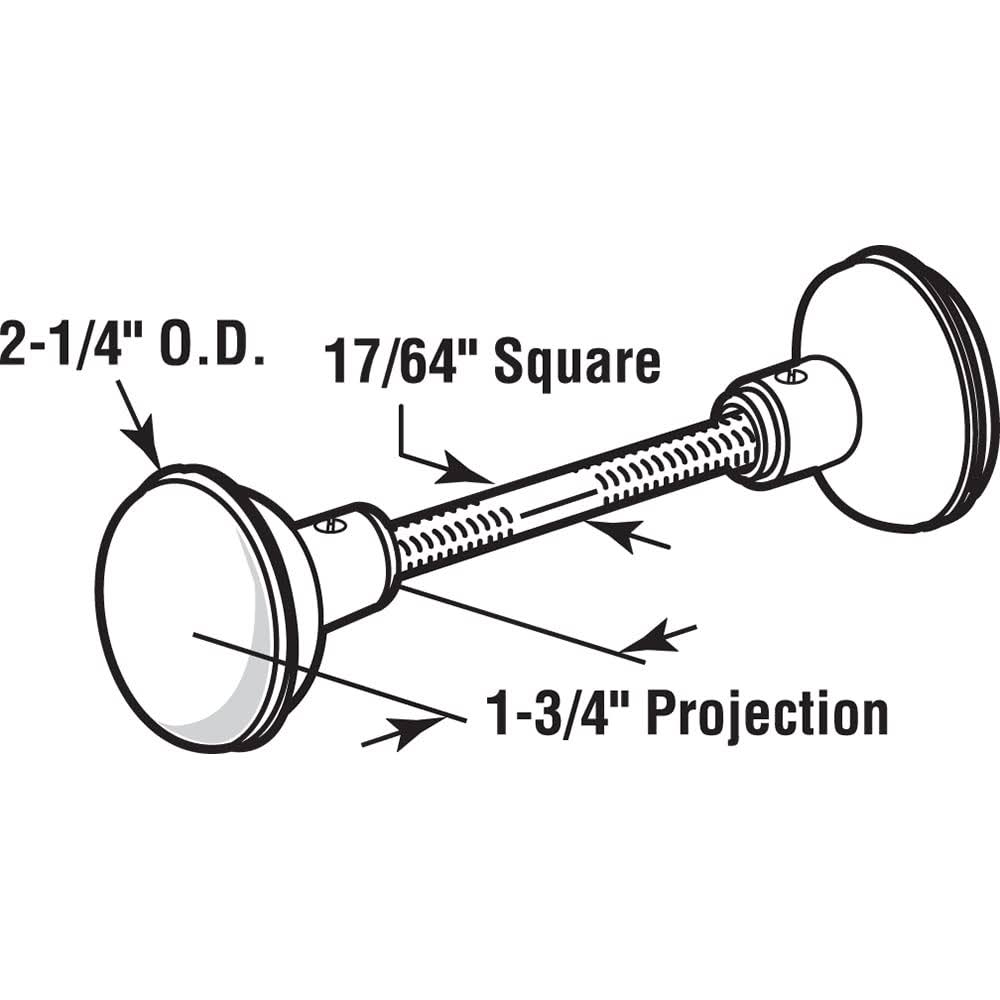Oil Rubbed Bronze Door Knob Set with Spindle E 2499