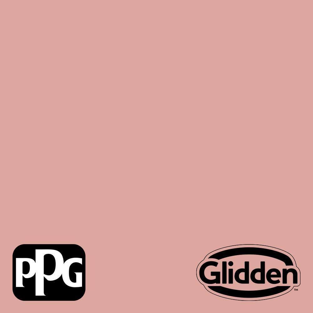 Glidden 8 oz. PPG1057-4 Coral Cove Satin Interior Paint Sample