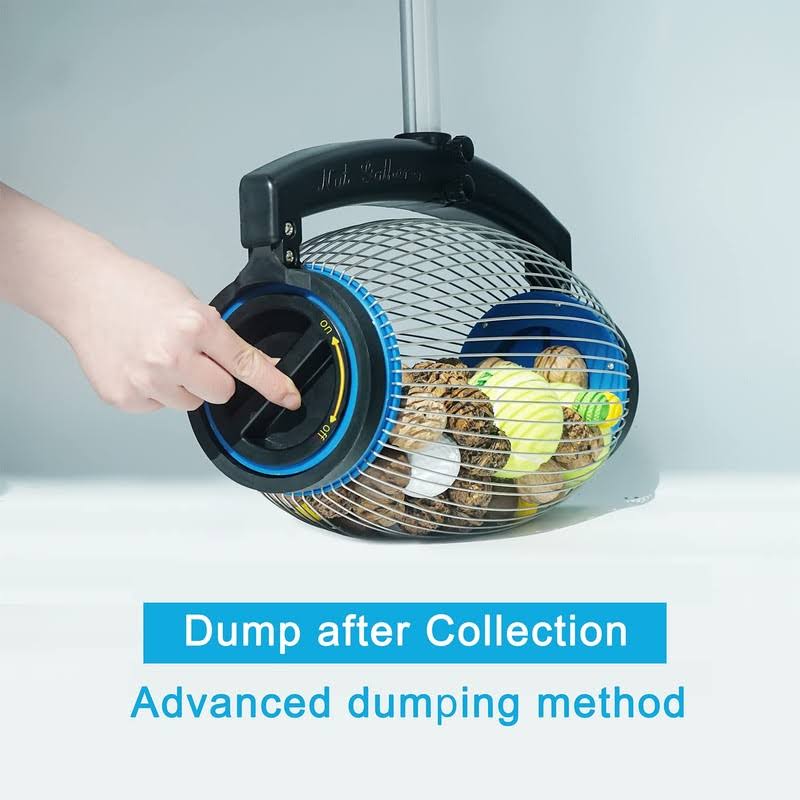 Zozen Nut Gatherer, Walnut Picker Upper Roller, Pecan Picker Upper- Side Opening Dump | Apply to Walnut, Pecan, Hickory, Chestnuts, Buckeyes, Nerf