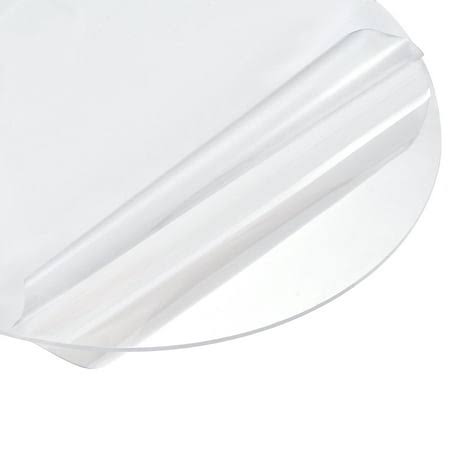Unique Bargains Acrylic Sheet Circle Round Disc,Clear,1.5mm Thick,5 inch Diameter,Acrylic Round Sheet(120mm)