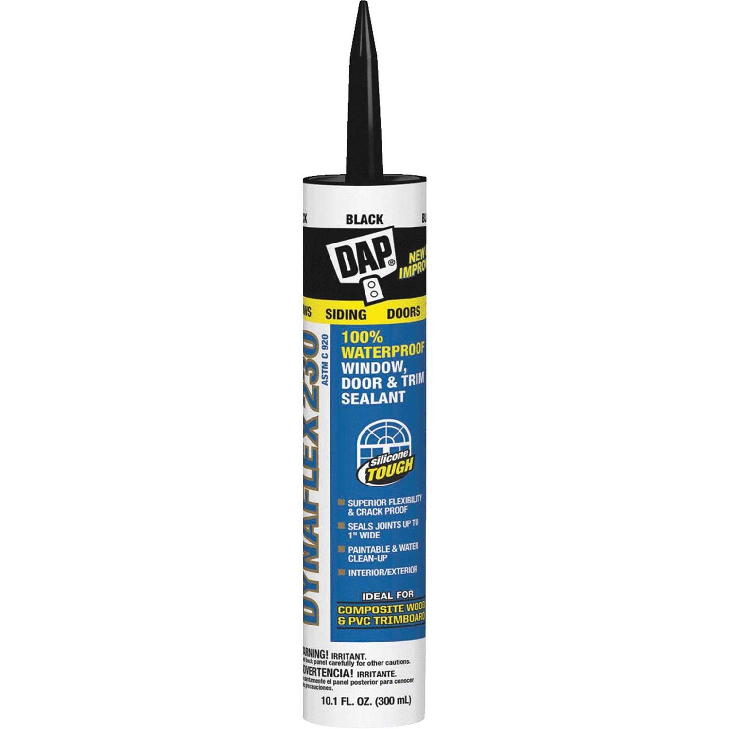 Dap 18280 Dynaflex Latex Sealant, Black- 10.1 oz