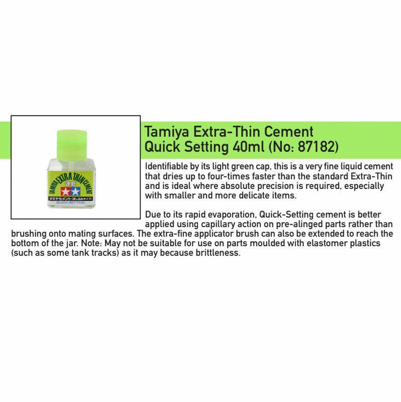 Tamiya Extra Thin Quick Setting Cement ( 40 ml )