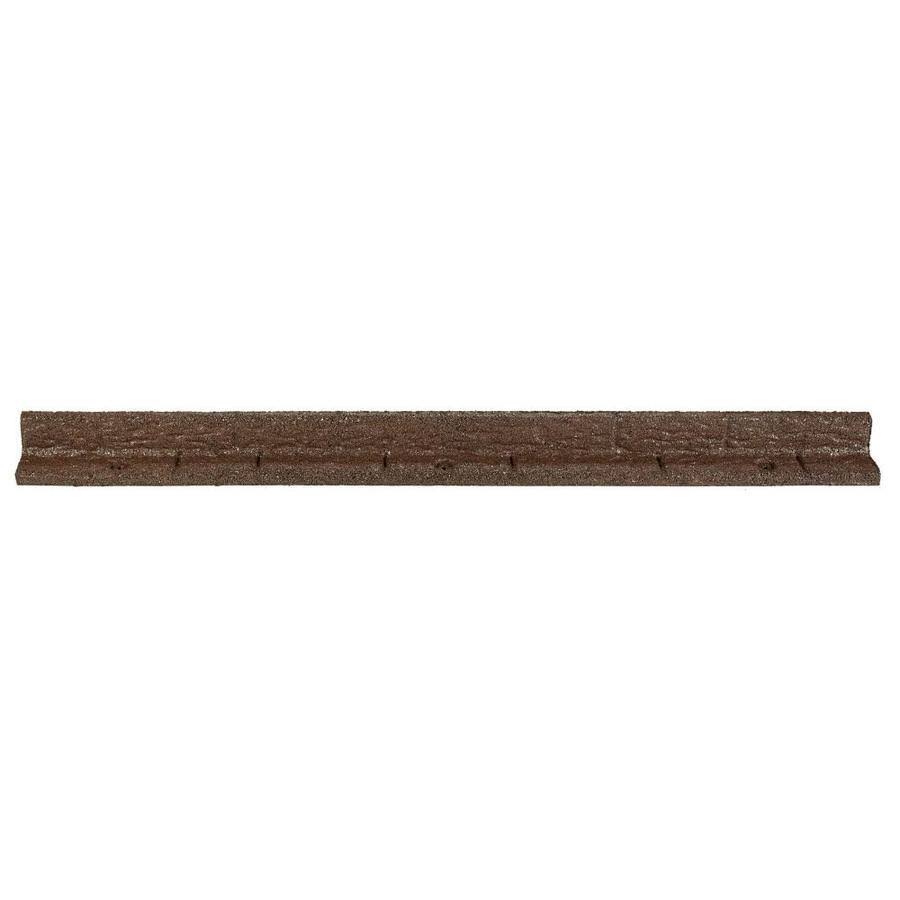 Rubberific Lre4bn Landscape Edging, Brown