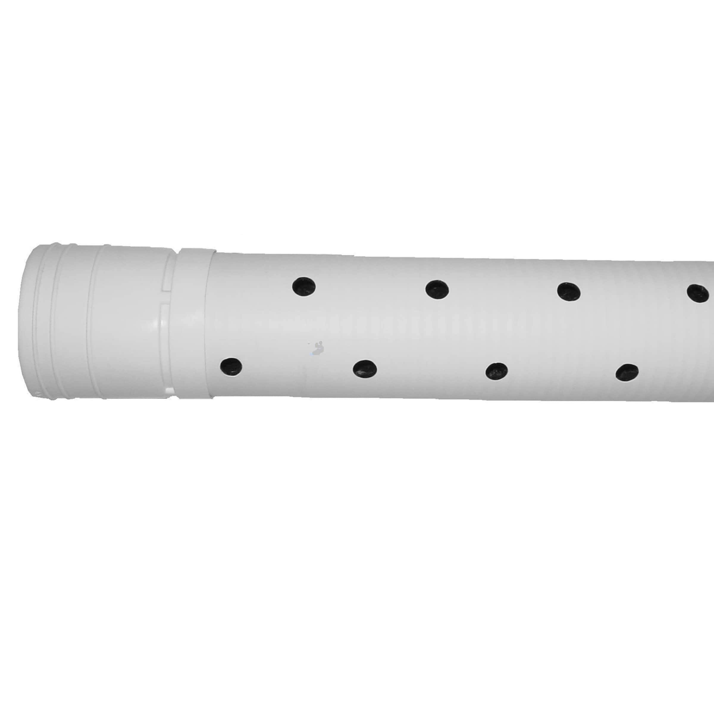 Ads Sewer Pipe Perforated 4 in x 10 ft