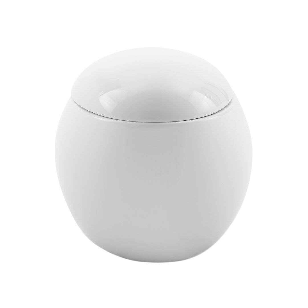 Swiss Madison Plaisir Wall-Hung Elongated Toilet Bowl, White