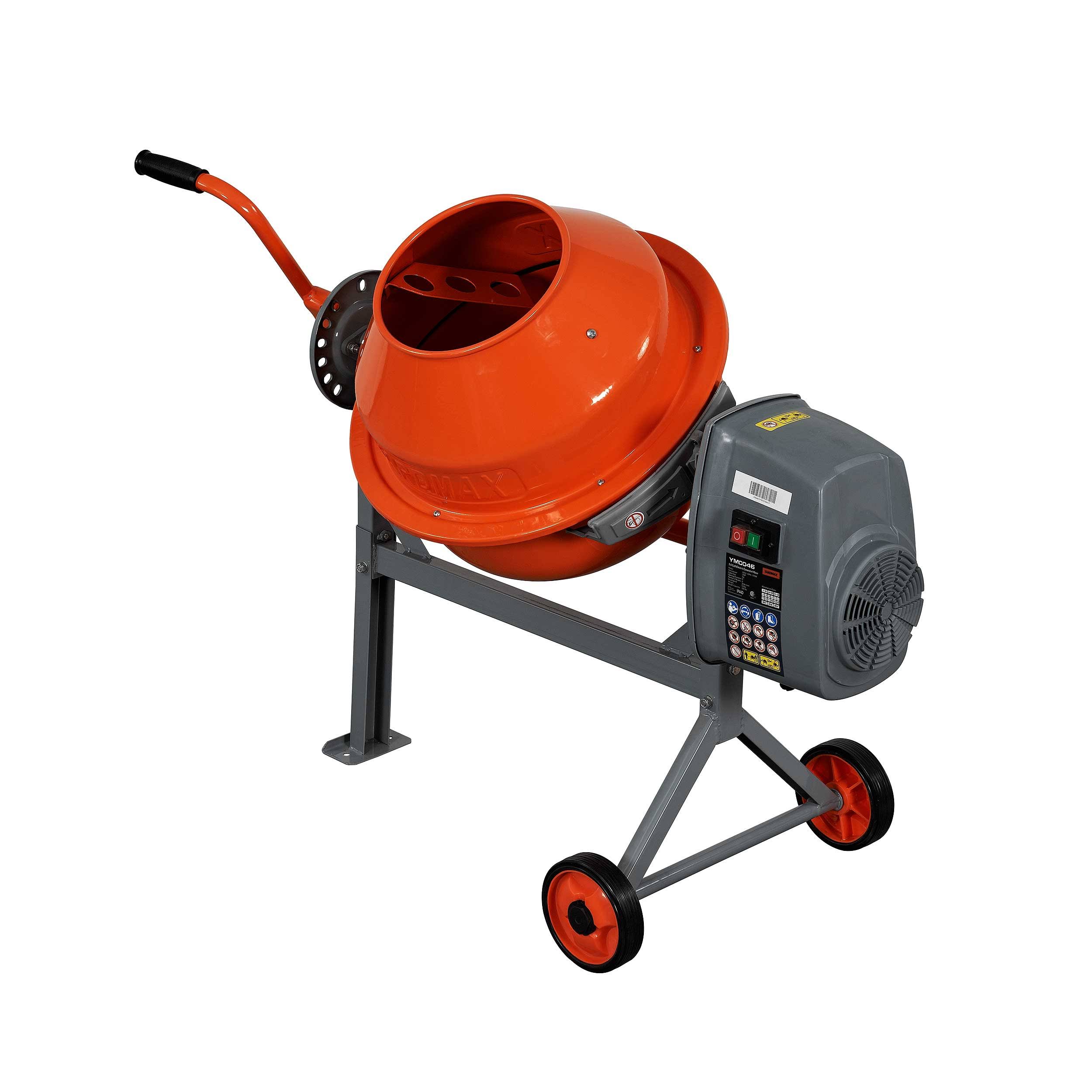Yardmax YM0046 1.6 Cu. ft. Concrete Mixer