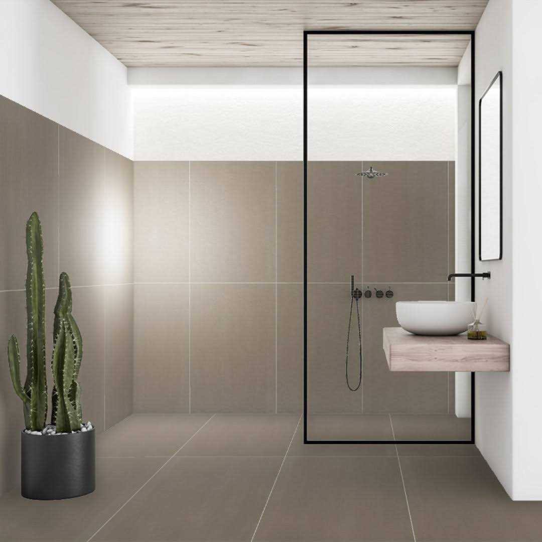 Refinery 24'' W x 48'' L Porcelain Singular Tile PIXL Color: Dove