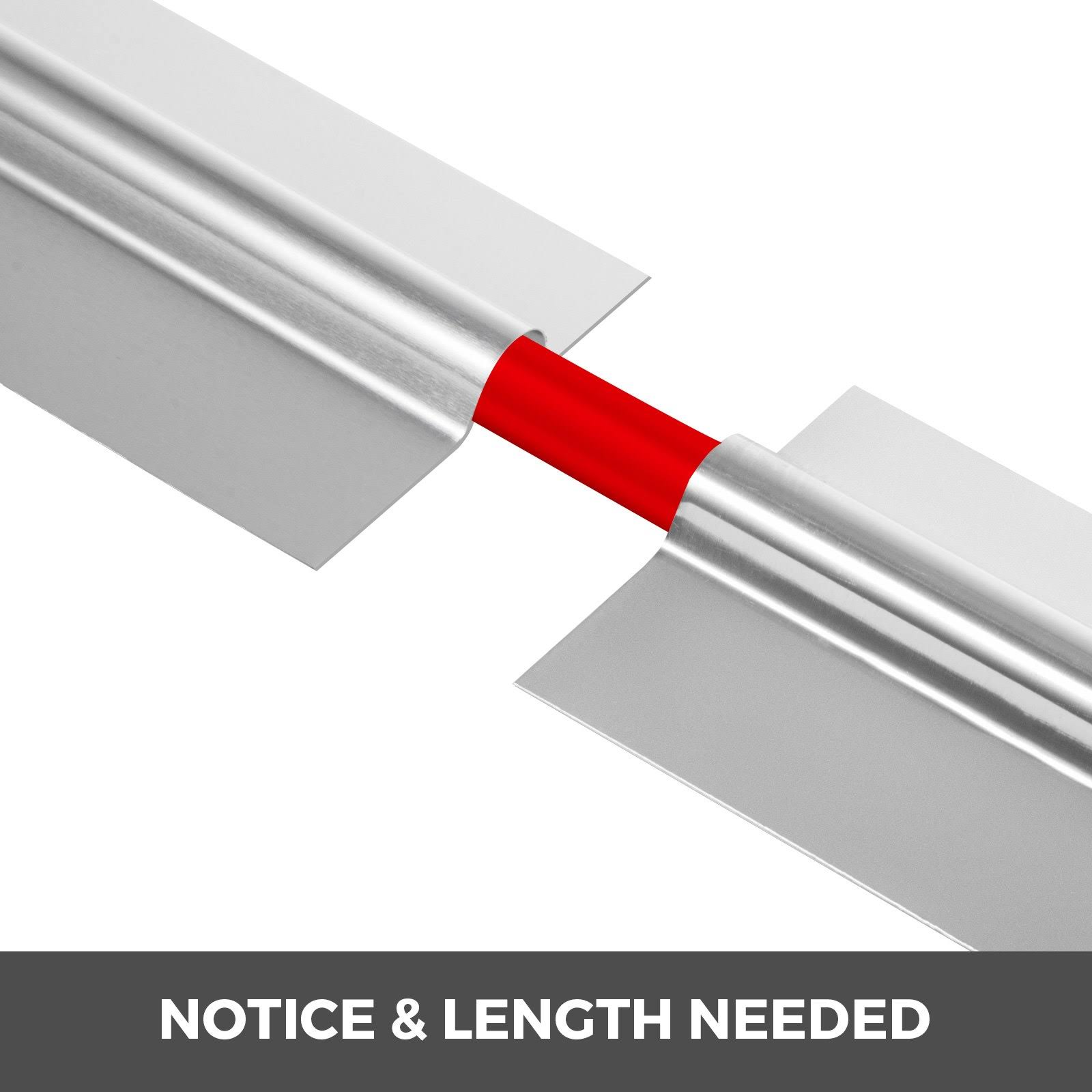 VEVOR PEX Heat Transfer Plates, 100 Pcs Box Radiant Heat Transfer Plates, 4 ft Aluminum PEX Heat Transfer Plates, 1/2-in Heat Transfer Plates