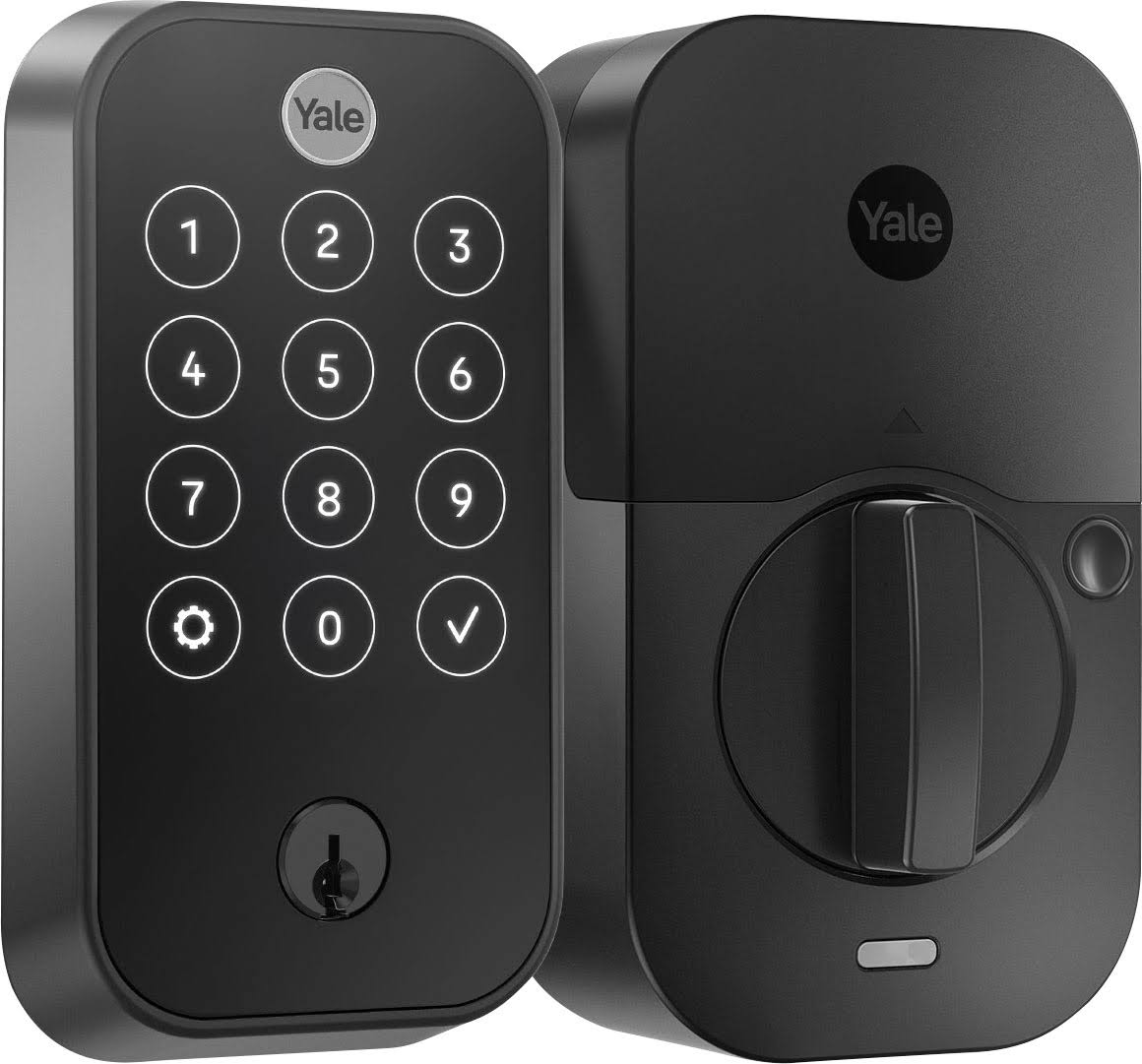Yale- Assure Lock 2 Smart Lock Wi-Fi with Touch Fingerprint Access- Black Suede