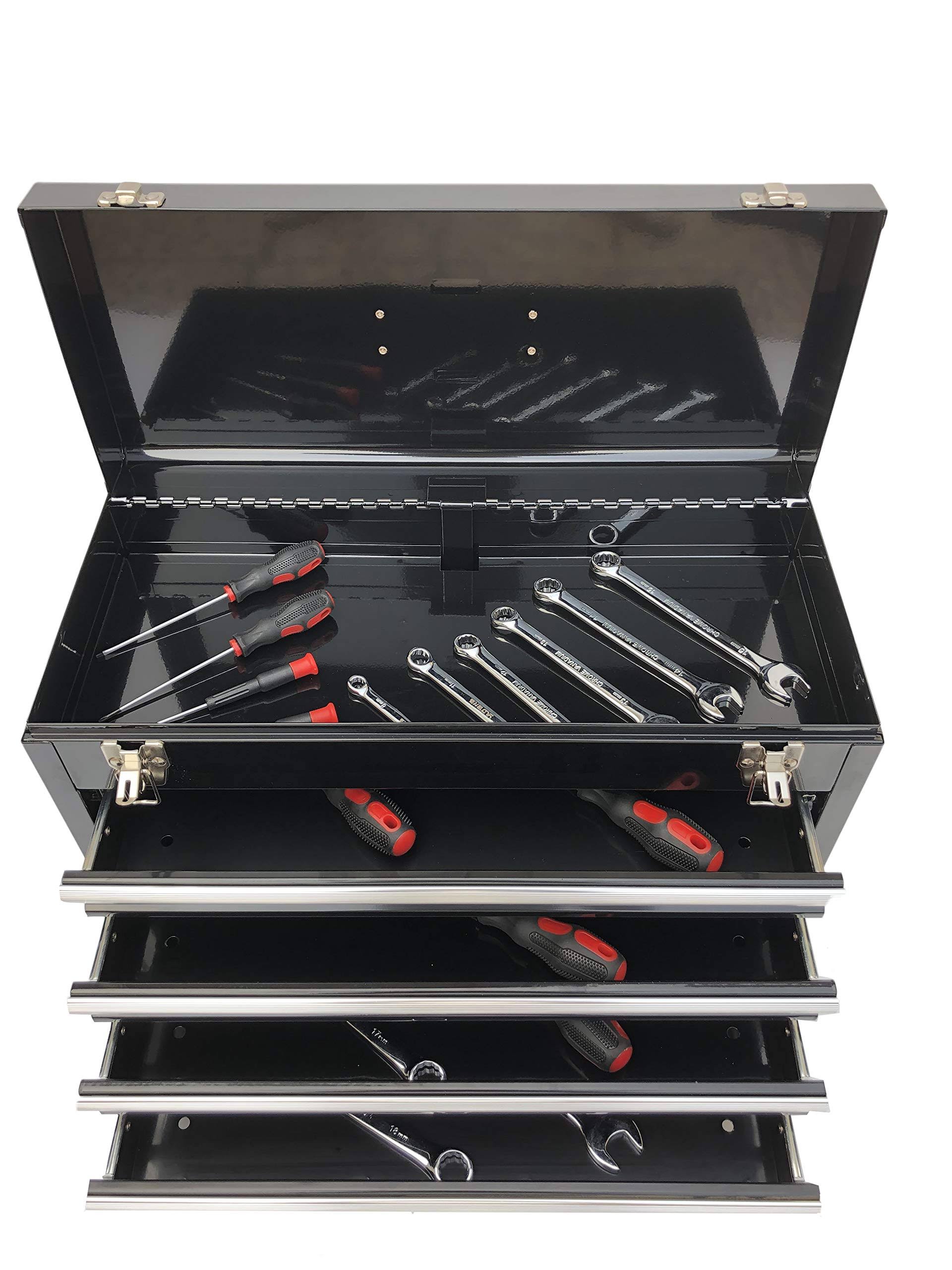 Workington Portable Metal Tool Chest with 9 Drawers, 24