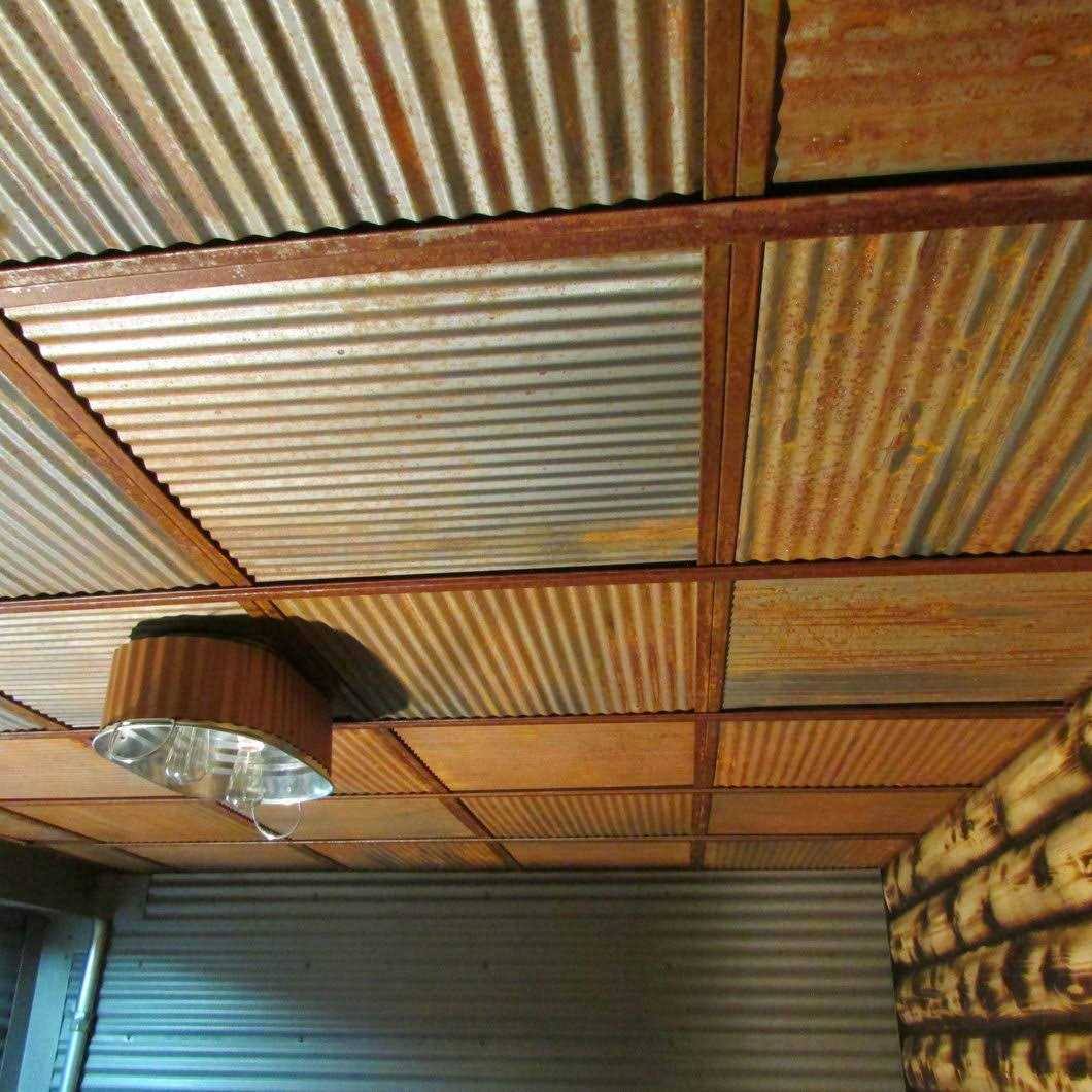 Dakota Tin Colorado Perforated Metal Acoustical Ceiling Tiles Rusted