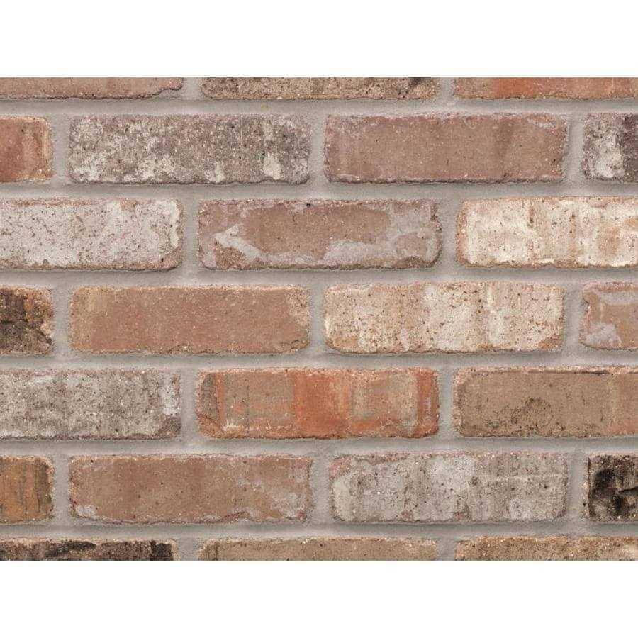 General Shale Providence Thin Brick Carbon 2-in x 8-in Tumbled Natural Stone Ledgestone Brick Patterned Wall Tile (7.3-sq. ft/ Carton)