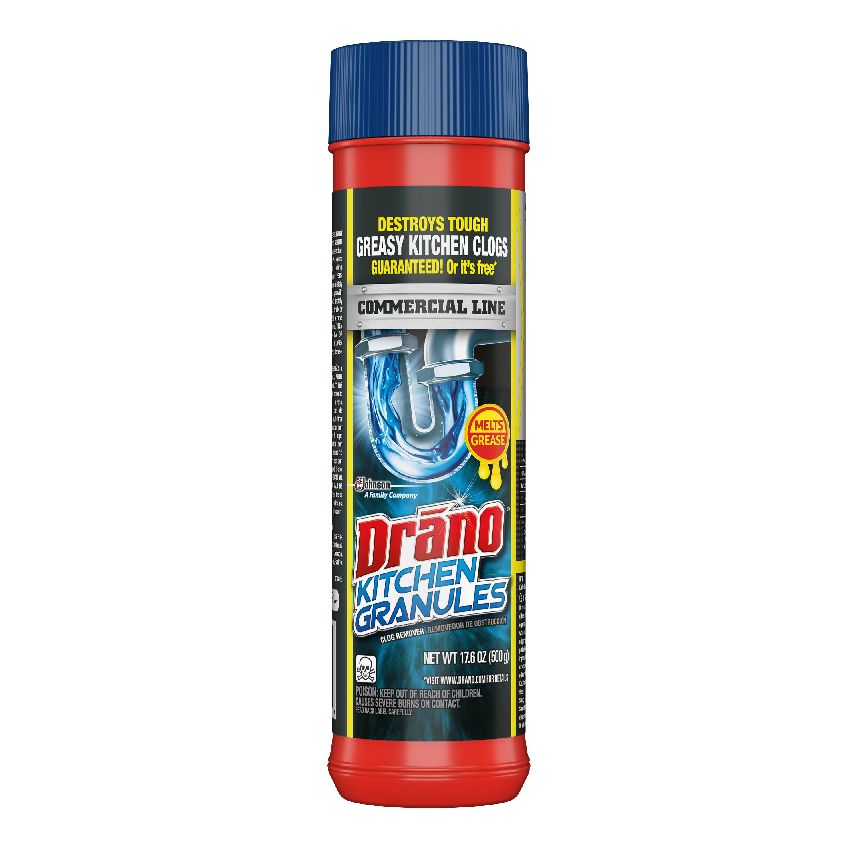 Drano Commercial Line 17.6 oz. Kitchen Granules Clog Remover