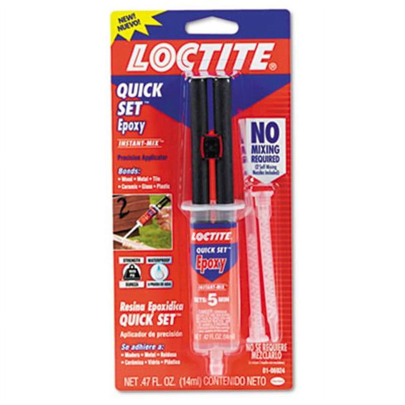 Loctite Instant Mix Epoxy, Clear- 0.47 oz