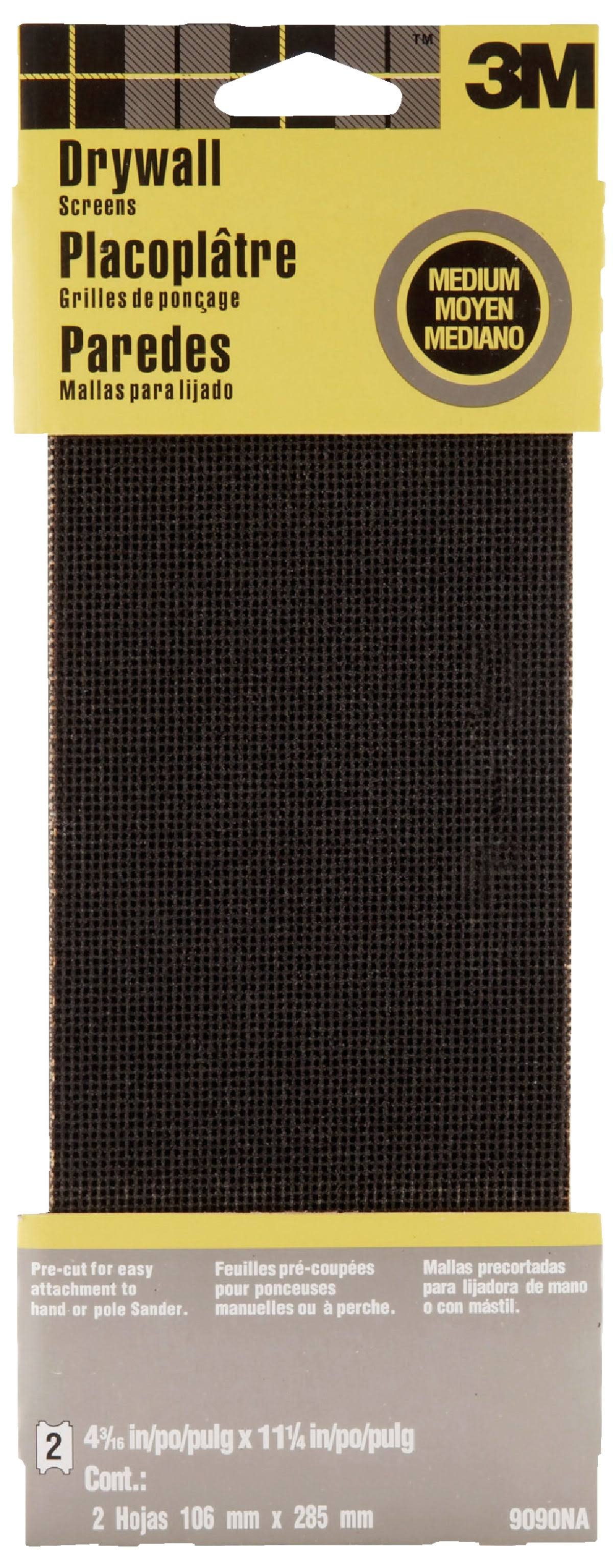 3M 9089 Fine Drywall Sanding Screen, 4.18