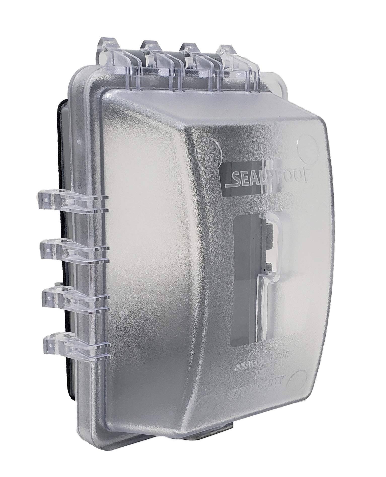 Sealproof 1-Gang Weatherproof in Use Outlet Cover | Horizontal/Vertical Outdoor