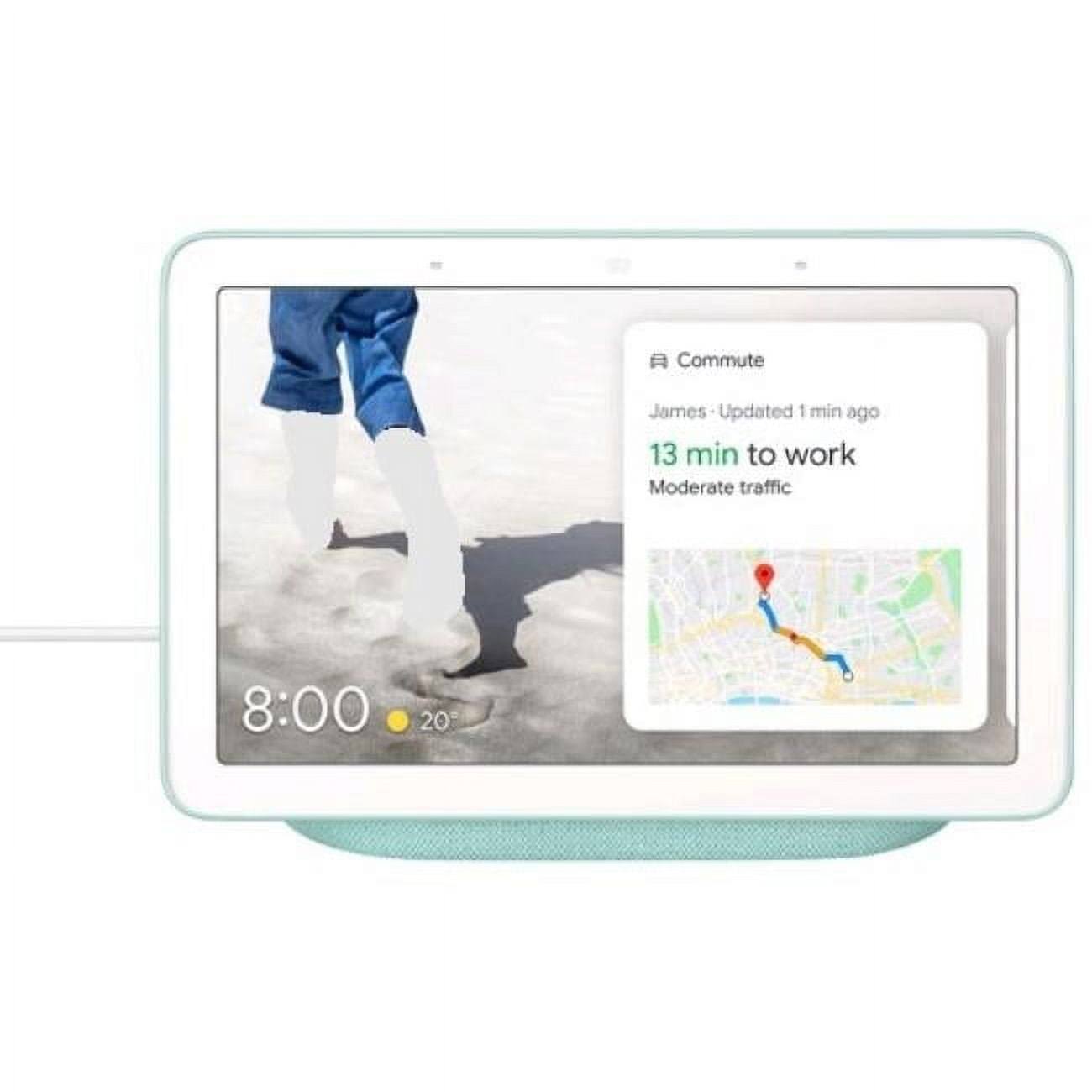 Google Home Hub with Assistant- Aqua
