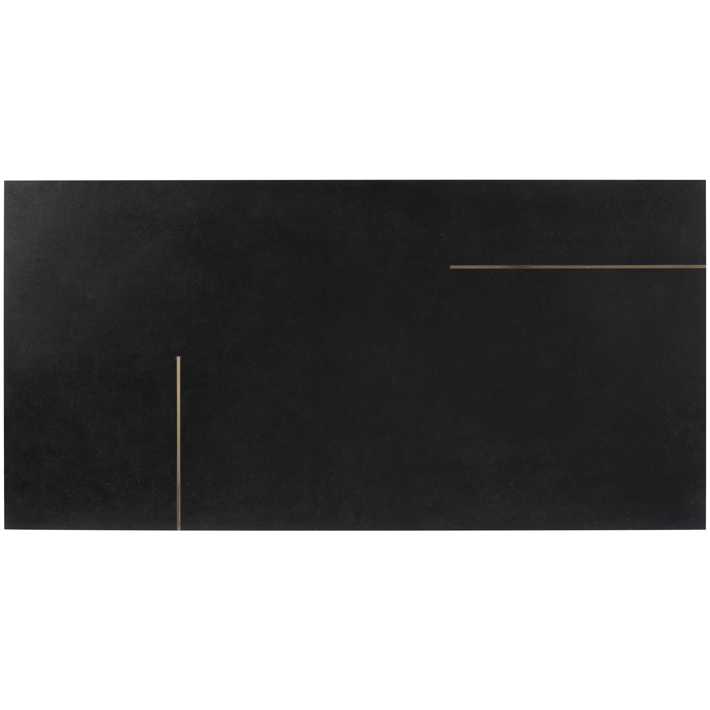 Ivy Hill Tile Stria Bar Black 23.62 in. x 47.24 in. Matte Porcelain Floor and Wall Tile (15.49 Sq. ft. / CASE)