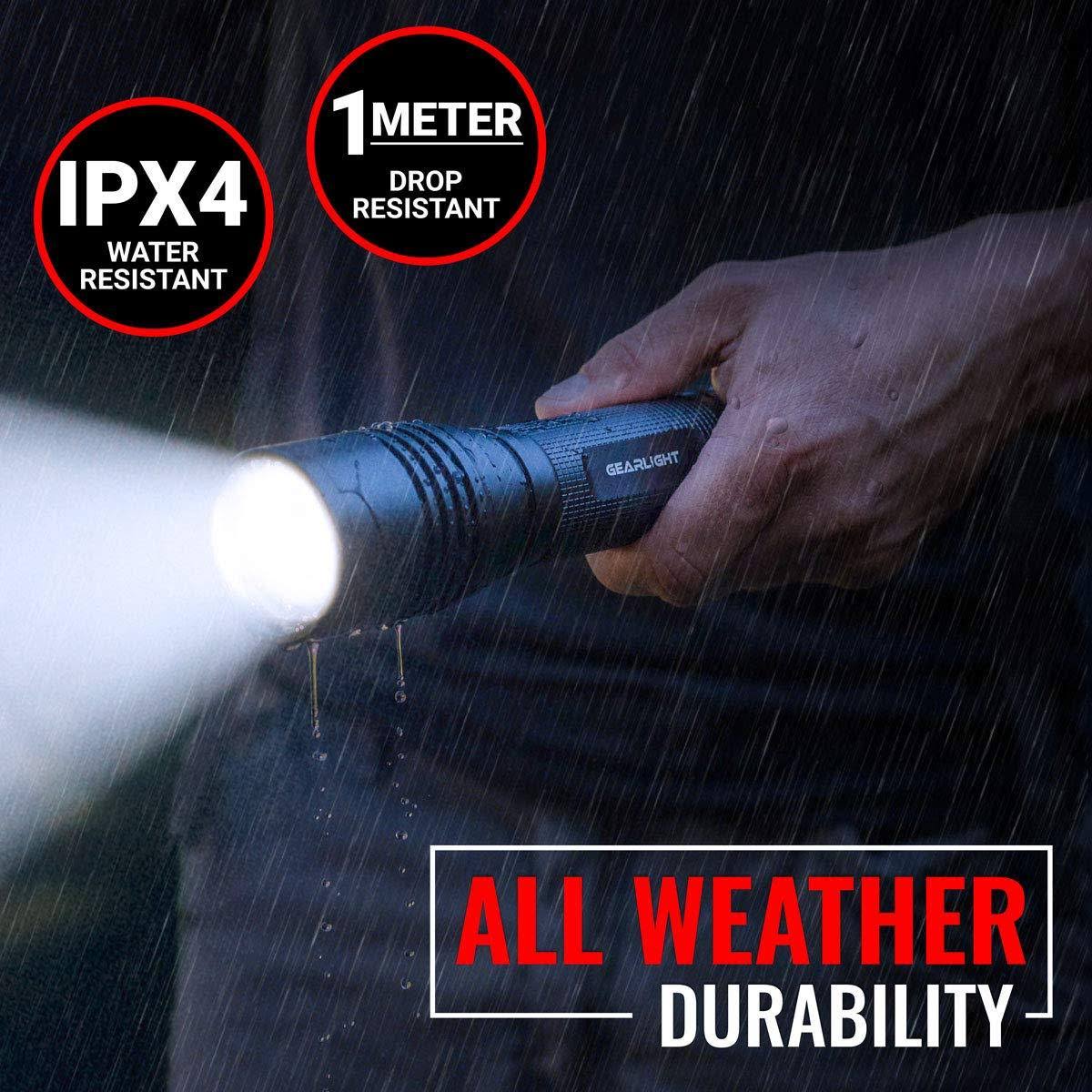 GearLight High Powered LED Flashlight S2000 Brightest