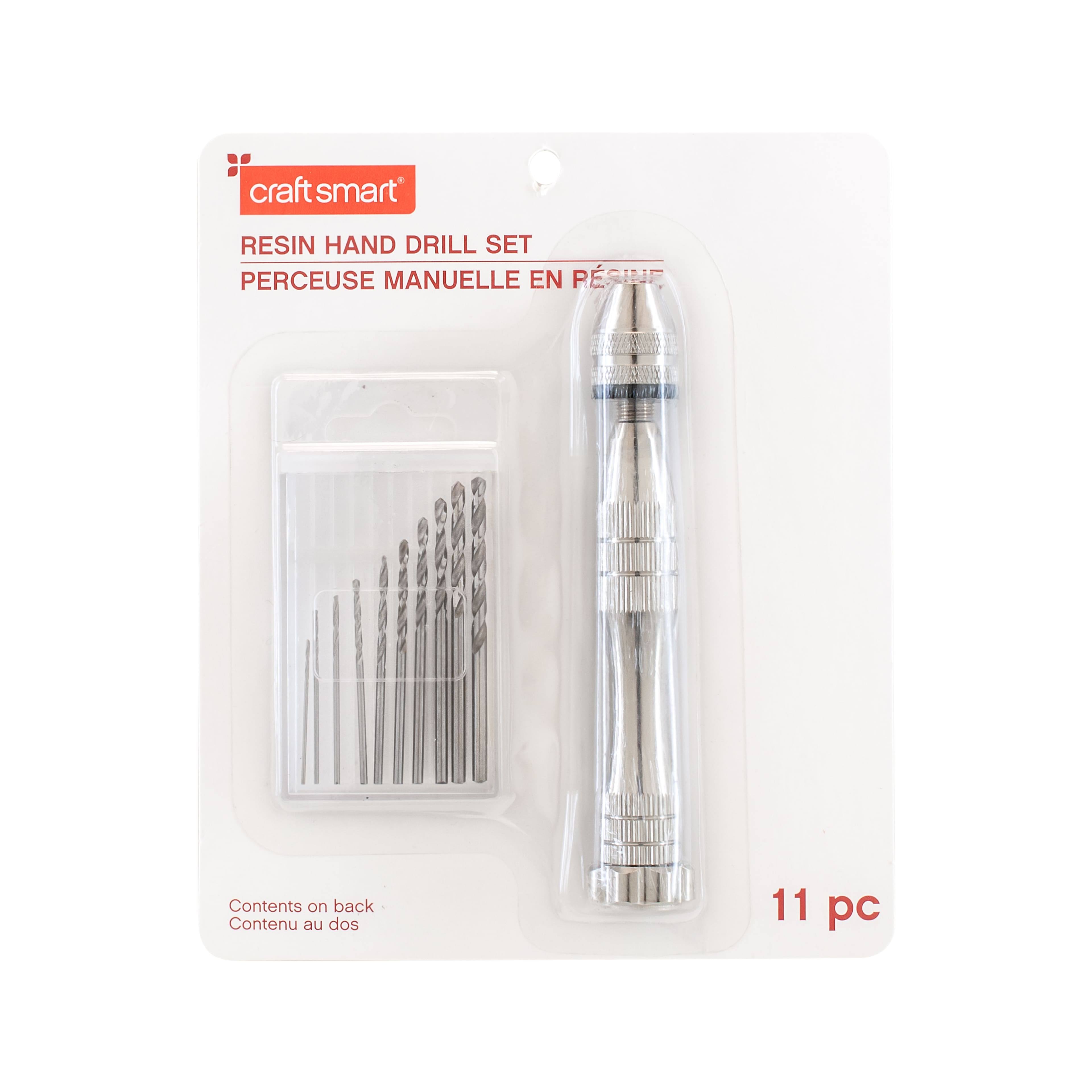 Craft Smart Resin Hand Drill Set- Each 10694296