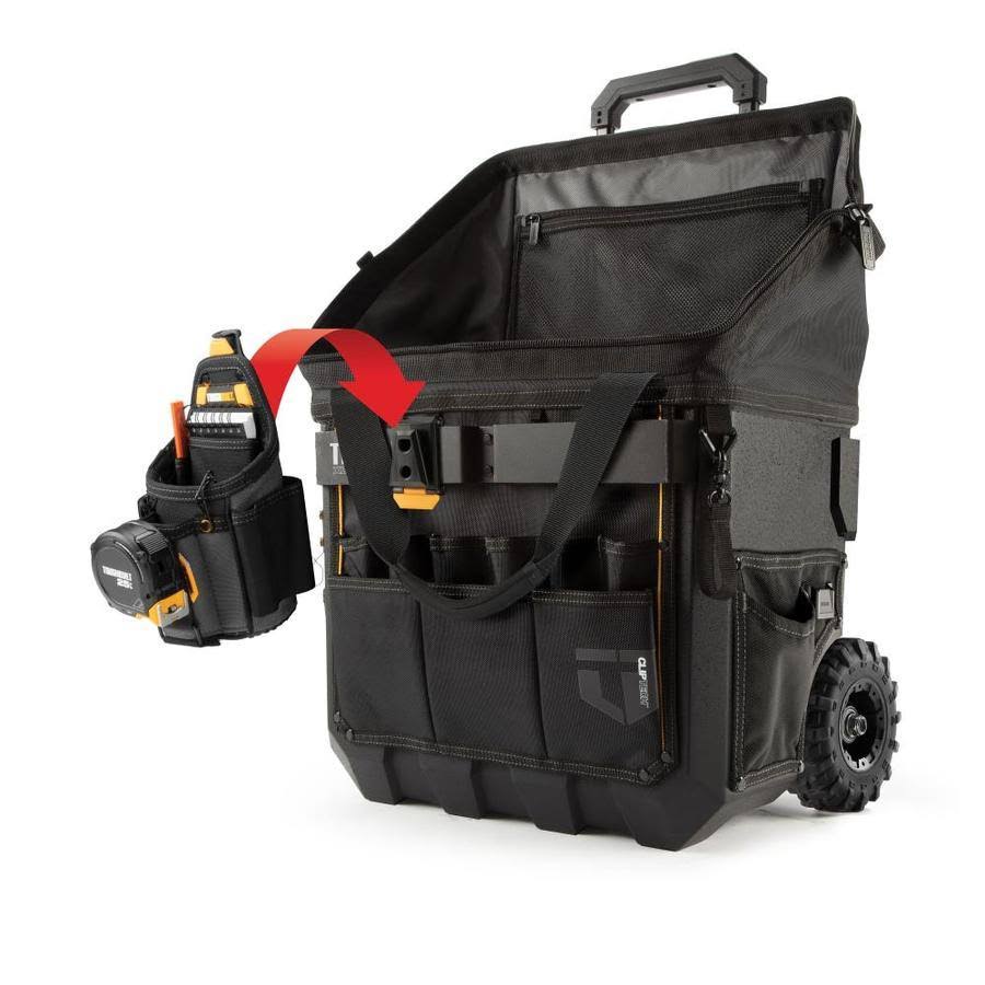 TOUGHBUILT XL Rolling Massive Mouth 18-in Tool Bag in Black | TBL-CT-61-18
