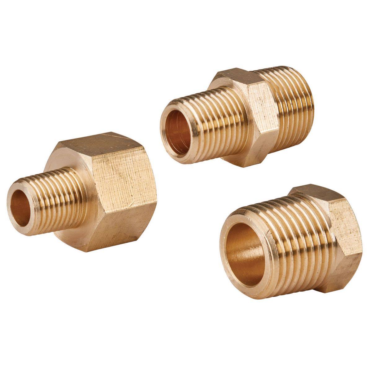Merlin Brass Air Line Reducer Set- 3 Pc. 63580