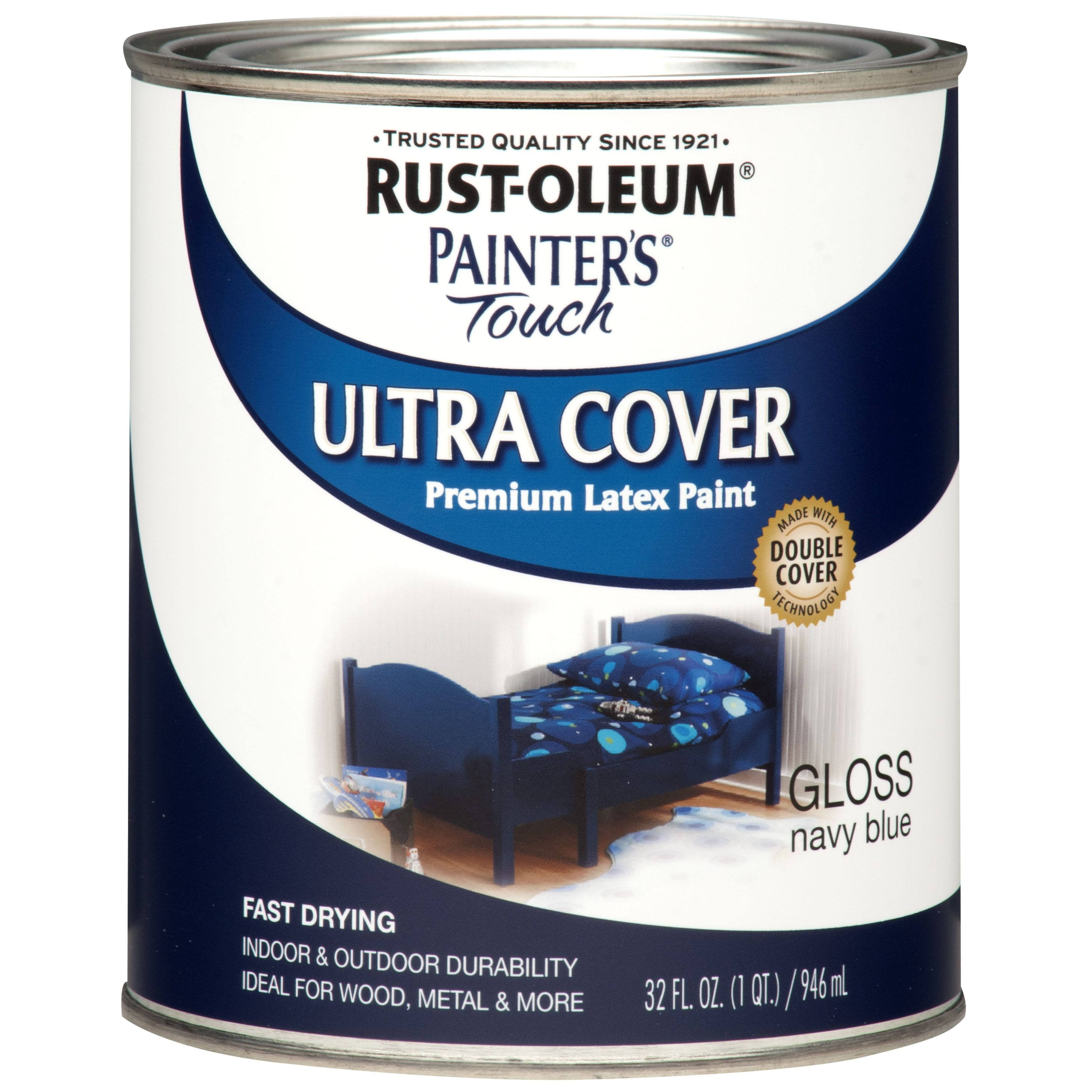 Rust-Oleum Painters Touch Latex 1-Quart Navy Blue