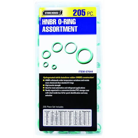 Storehouse 67644 205 Piece HNBR O-Ring Kit