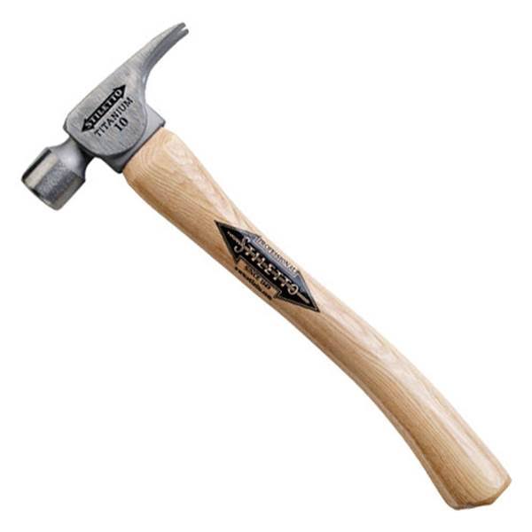 Stiletto FH10C Titanium Finish Hammer 10 oz, Hickory Handle