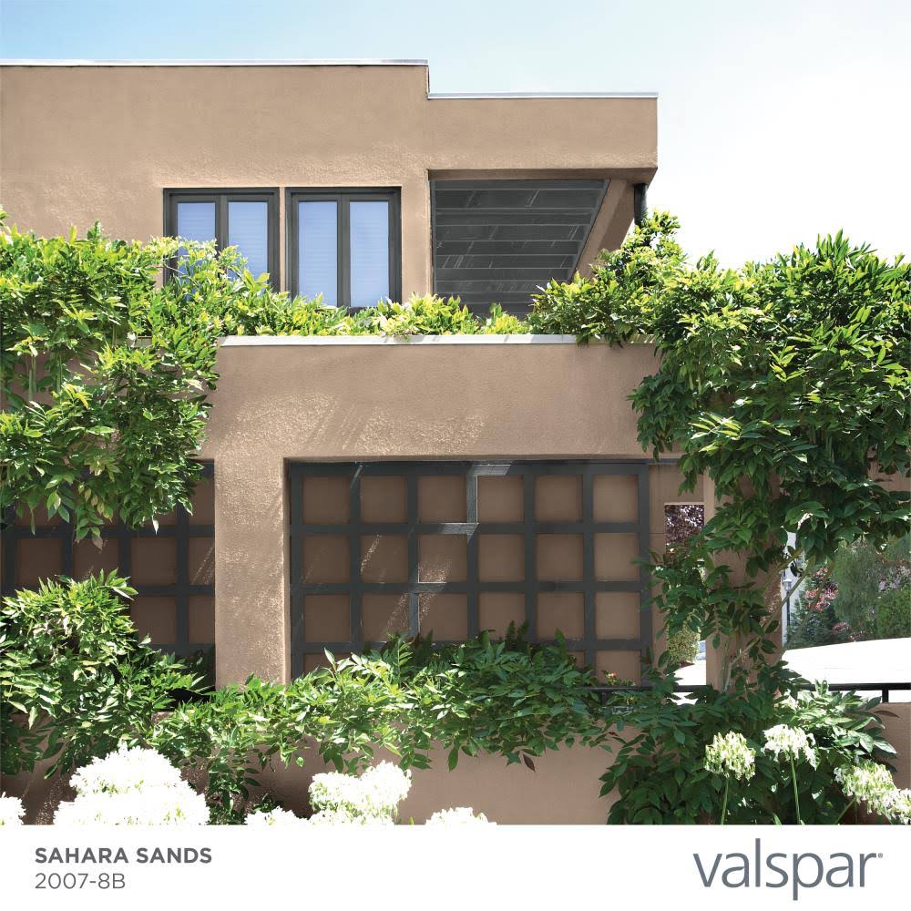 Valspar Masonry Stucco & Brick Flat Ultra White/Base1 Tintable Interior/Exterior Paint (1-Gallon) | 007.0752678.007