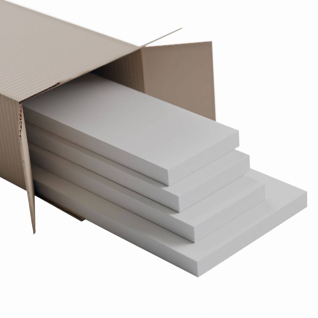 Classic Shaker 8' PVC Wainscoting Kit- Heights Up to 32