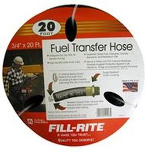 Fill-Rite 3/4 in x 20 ft. Fuel Hose FRH07520