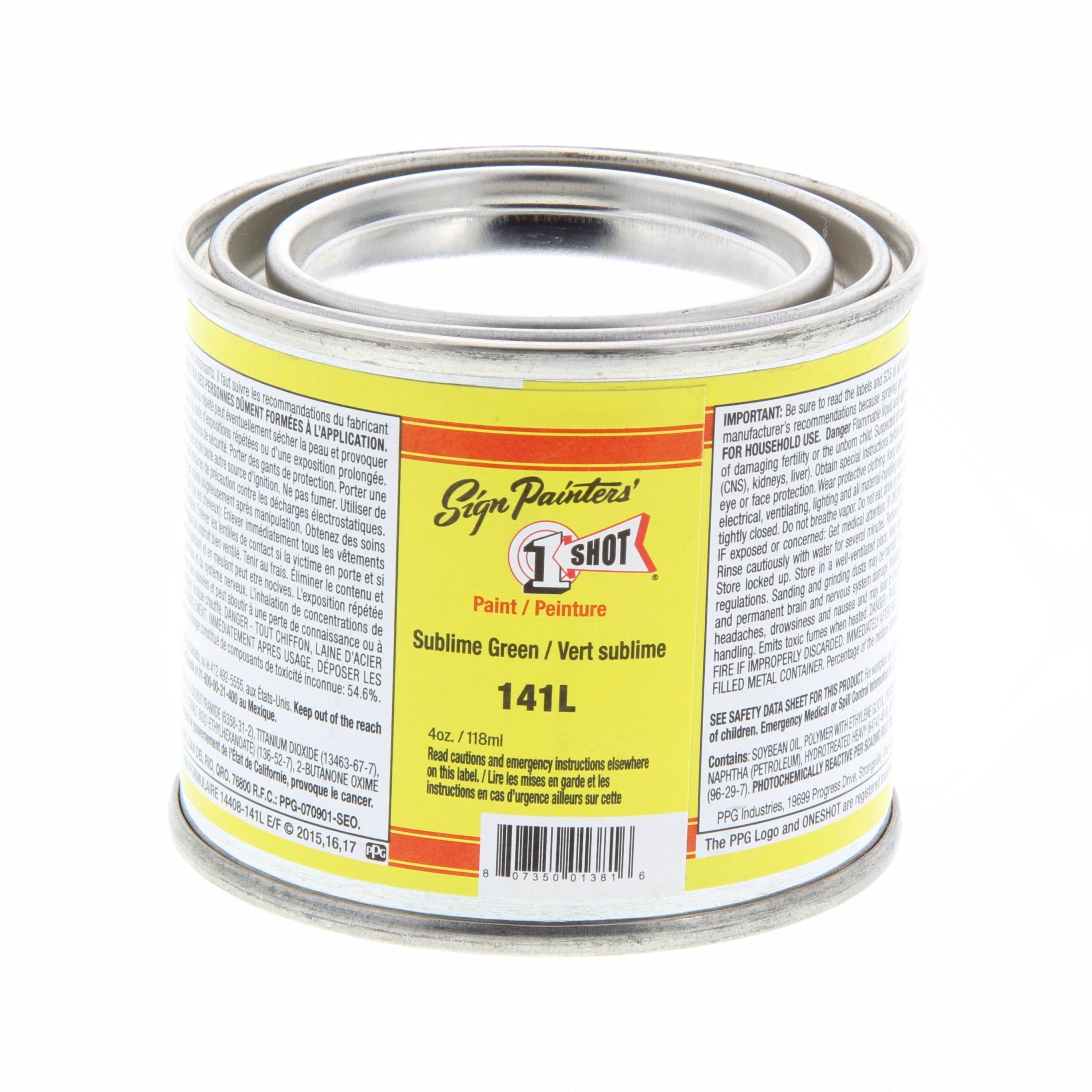 1 Shot Lettering Enamel 4oz- Sublime Green