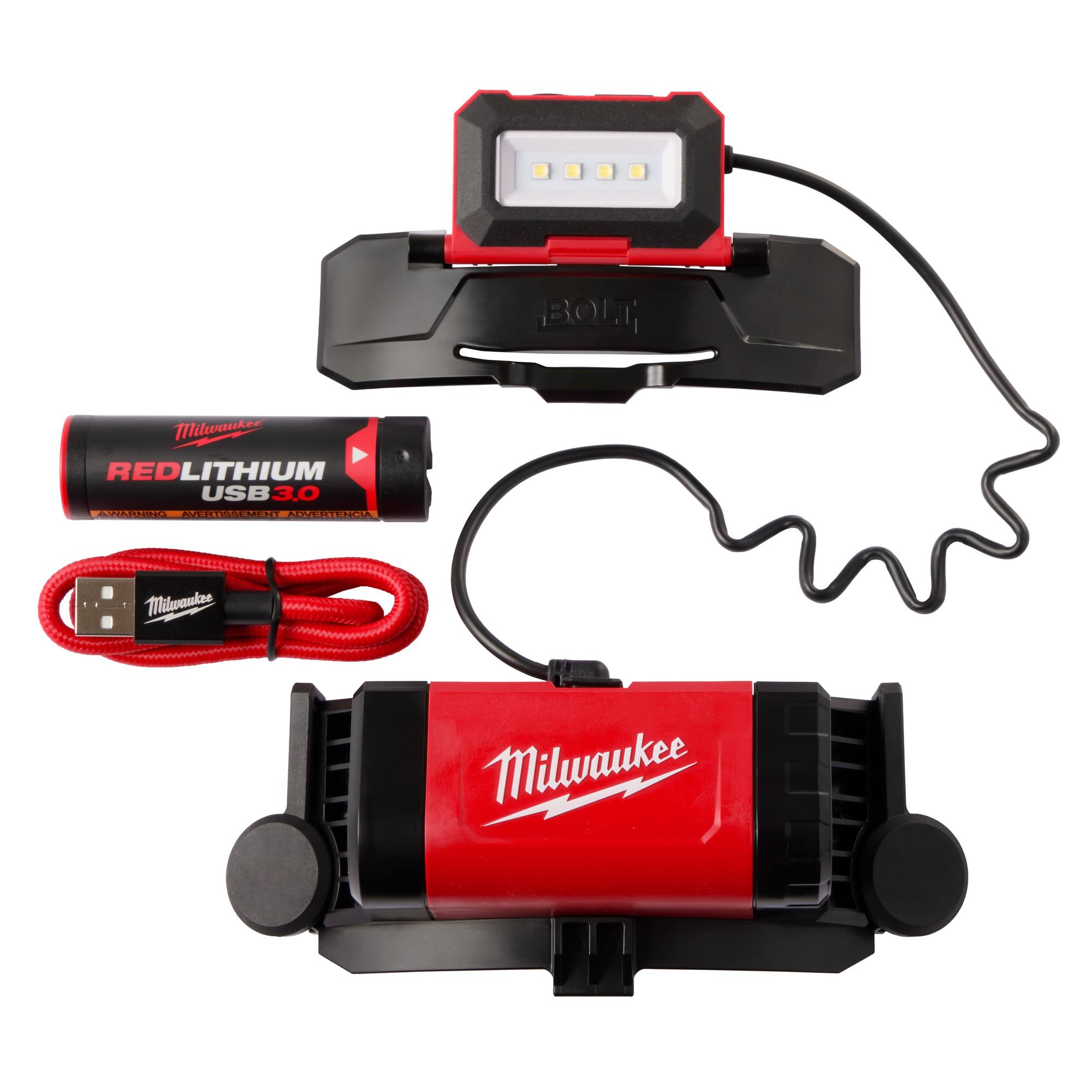 Milwaukee 2118-21 Bolt REDLITHIUM USB Headlamp