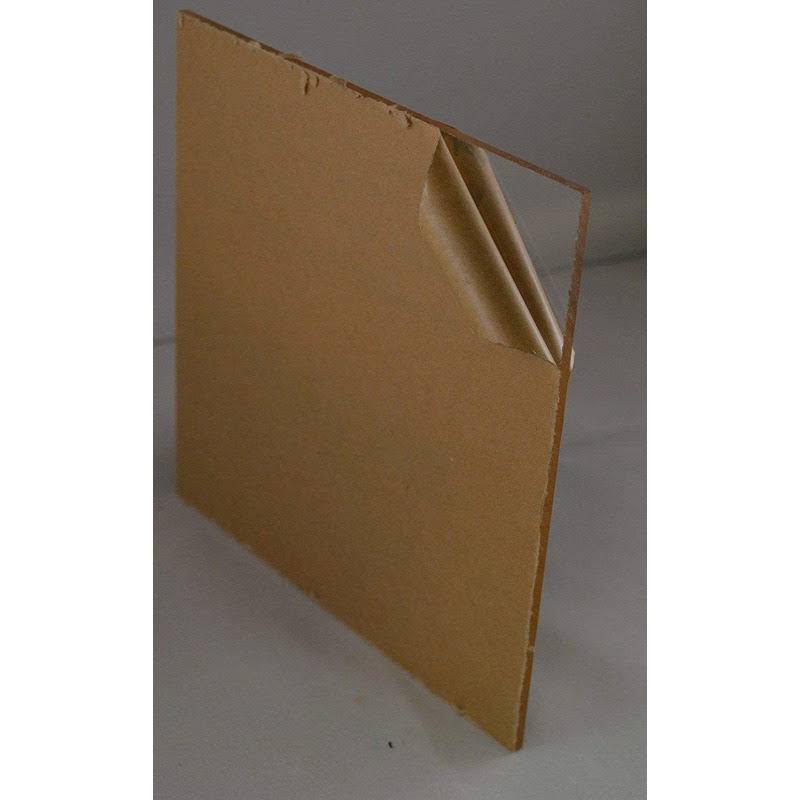 38 (0.354a) Clear Acrylic Sheet 12x12 Cast Plexiglass (9mm) Thick Nominal Size AZM