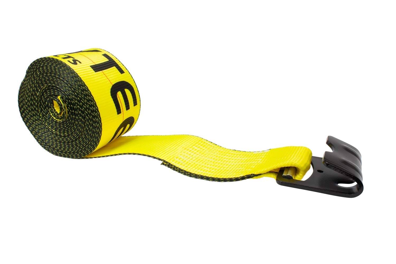 4 in. x 40 ft. Winch Strap with Flat Hook