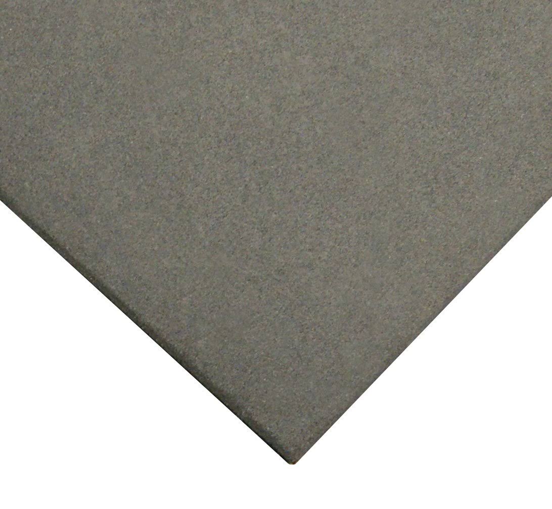 Rubber-Cal Eco-Safety Interlocking Playground Tiles- Black, 10 Pack, 19.5 x 19.5 x 2.5 in.