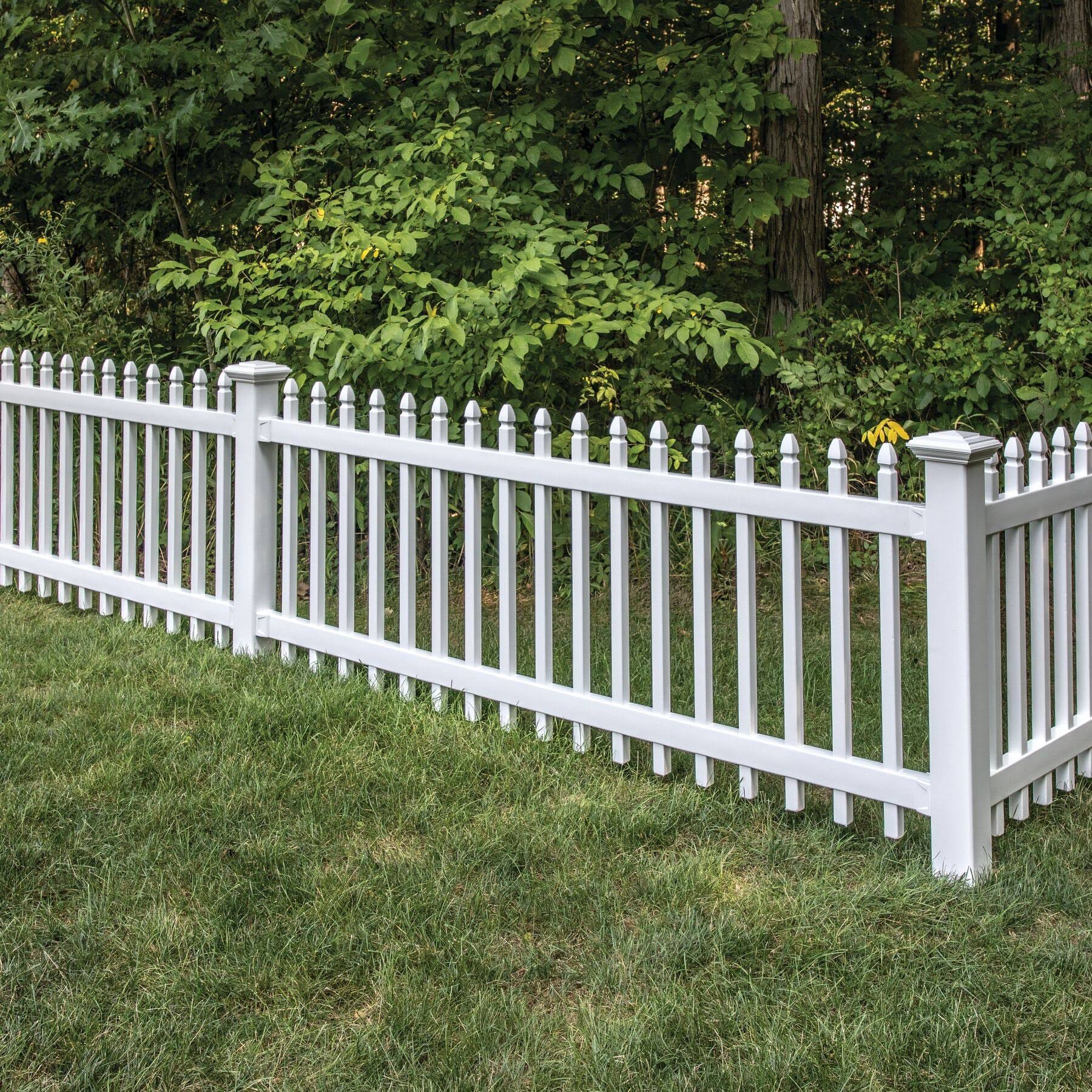 Freedom 6-ft H x 4-in W White Vinyl Fence Post | 73002277