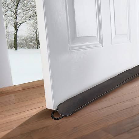 Frost King Door Draft Stop, Dark Grey, with Zipper, 36 in. DS2Z