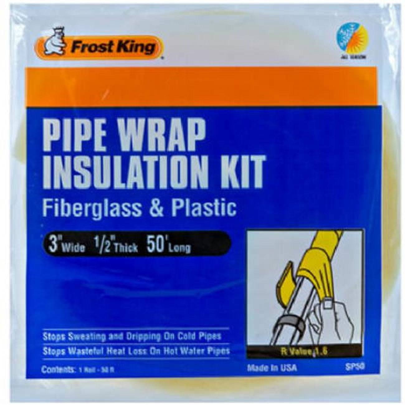 Thermwell Frost King Fiberglass Pipe Insulation Kit