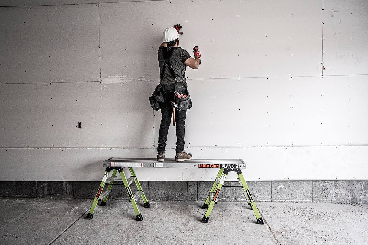 Little Giant 11953 Sure Step 3-Step Double-Sided Fiberglass Step Stool