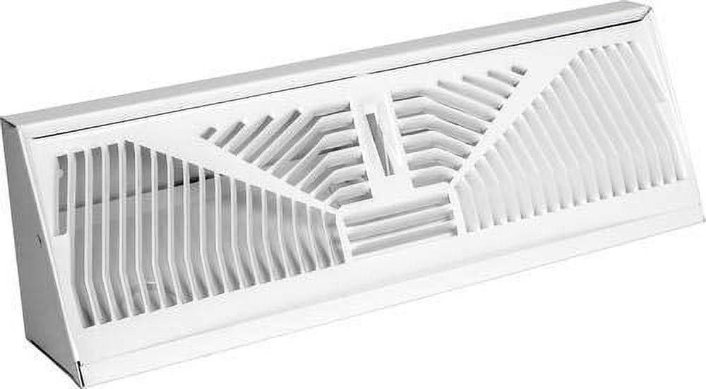 American Metal 3018W18 18 in. White Baseboard Diffuser