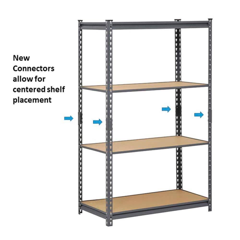 Edsal CPOUT-BLK-4 Muscle Rack Post Coupling Outer Black 4 Pack