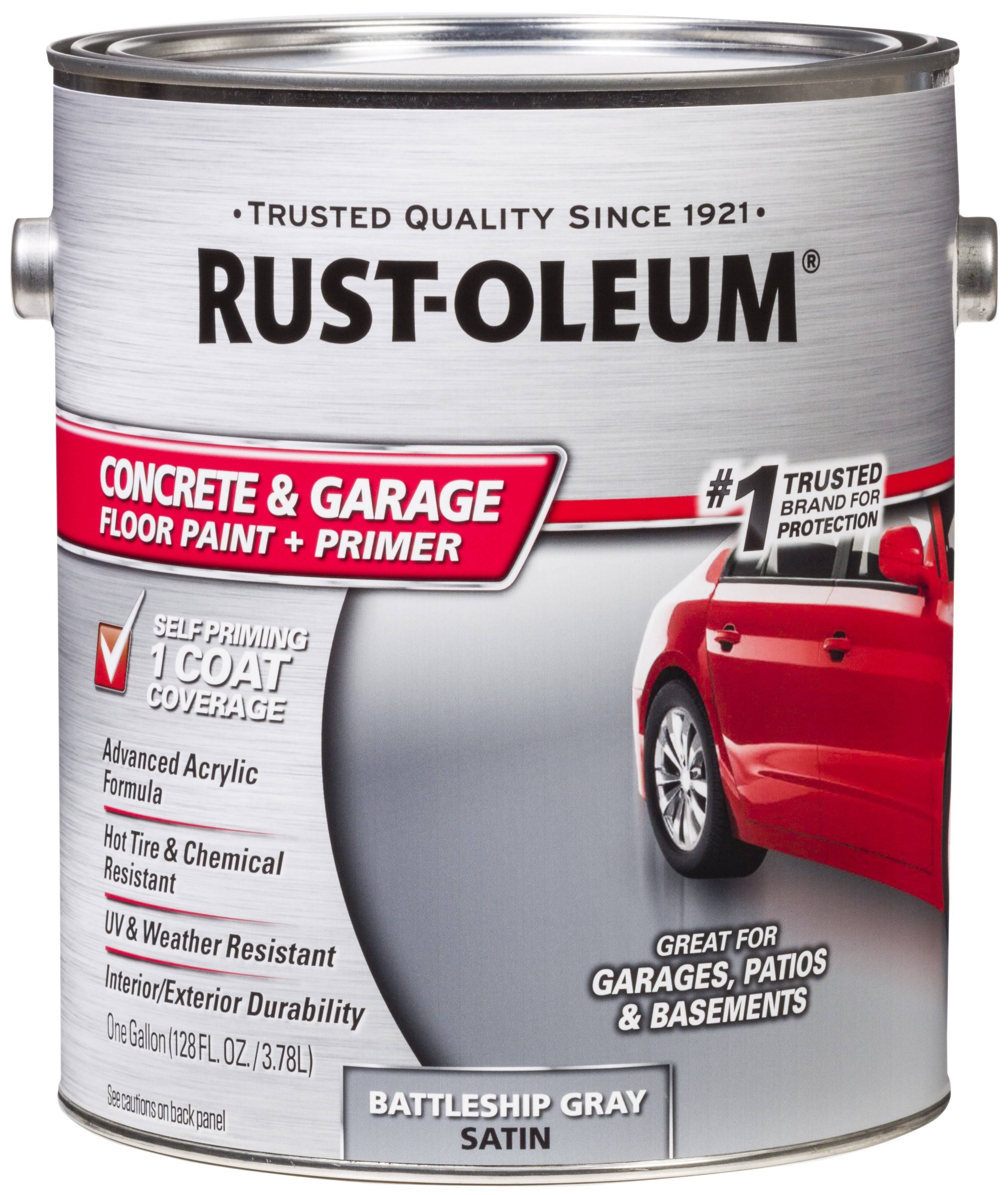 Epoxy Shield Concrete Floor Paint, Battleship Gray- 1 gal can