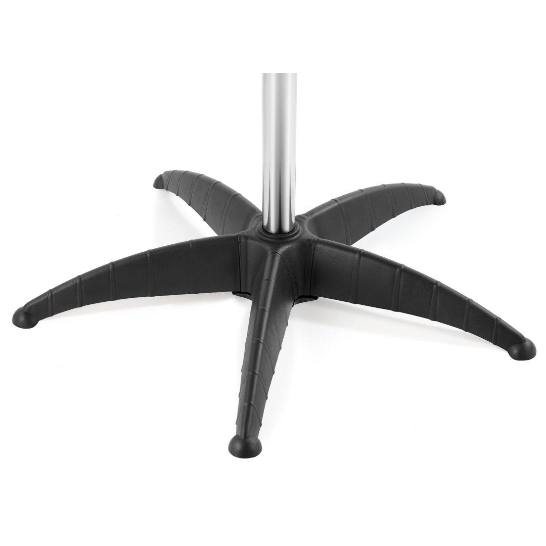 Artist Hand Black Shampoo Bowl Portable Salon Sink Barber Hair Washing Basin Adjustable Height with Drain, Sprinkler, Switch, Size: 19