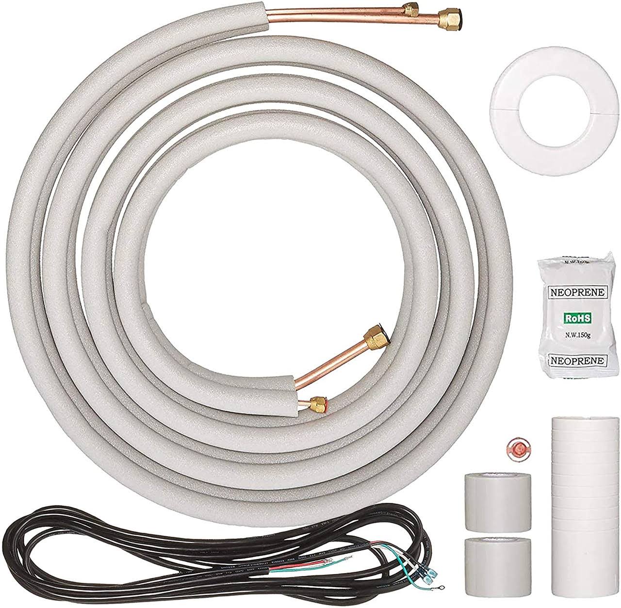 25 ft. Insulated Line Set- 1/4'' and 1/2