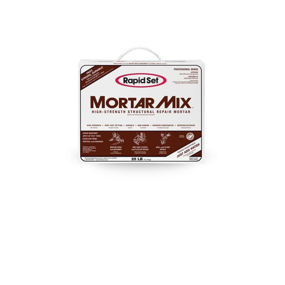 CTS Cement Manufacturing 140012000 25 lbs. Rapid Set Mortar Box