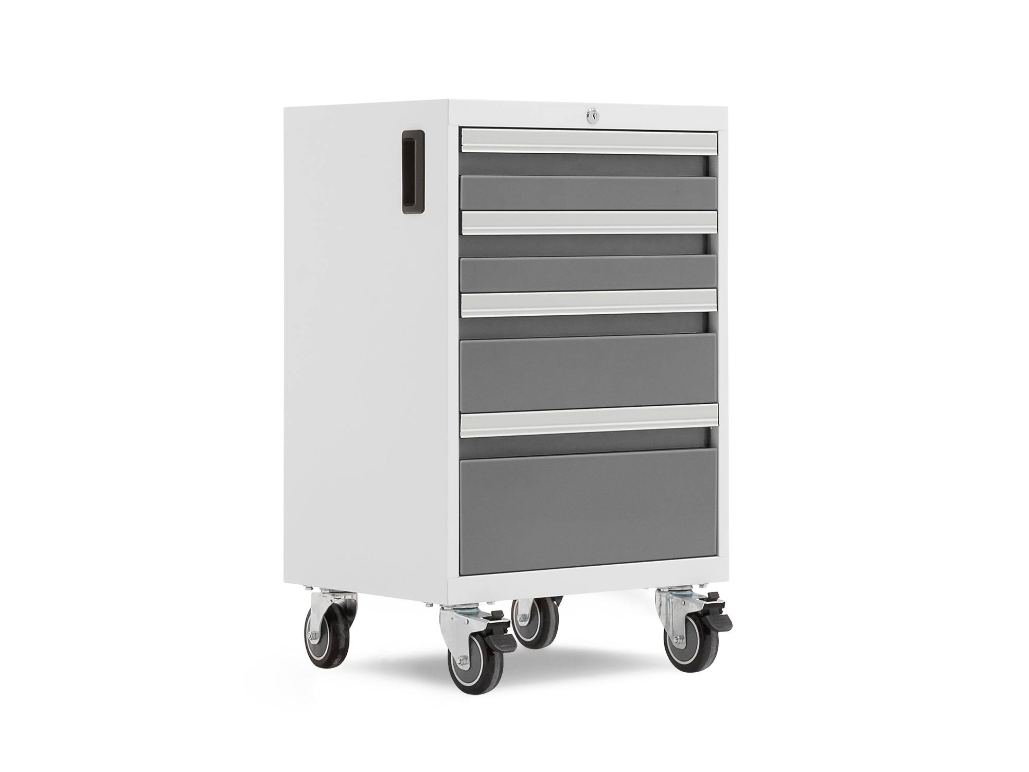 NewAge Products Bold Series Platinum 4-Drawer Rolling Tool Cabinet