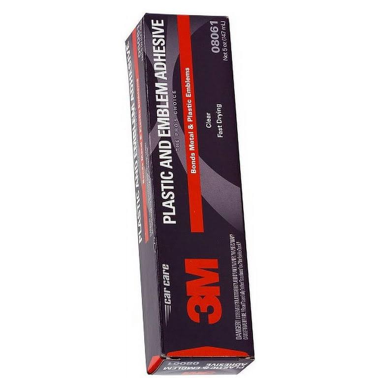 3M 08061 Plastic and Emblem Adhesive Tube- 5 oz