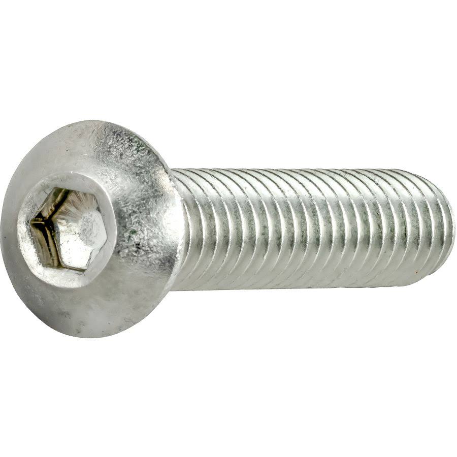 Fastenere Button Head Socket Cap Screws, 18-8 Stainless Steel- 10 count